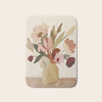 Soft Floral Still Life Bath Mat Gallery Image 1