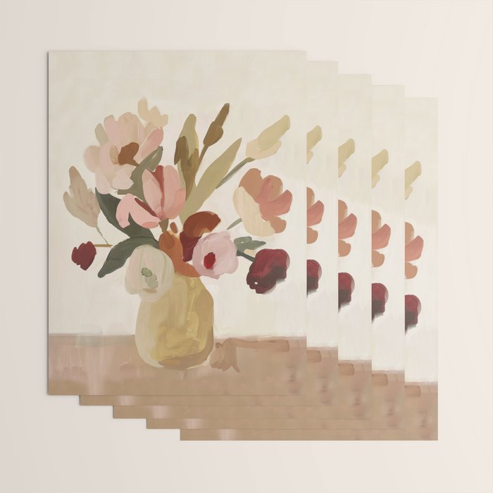 Soft Floral Still Life Wrapping Paper Gallery Image 3