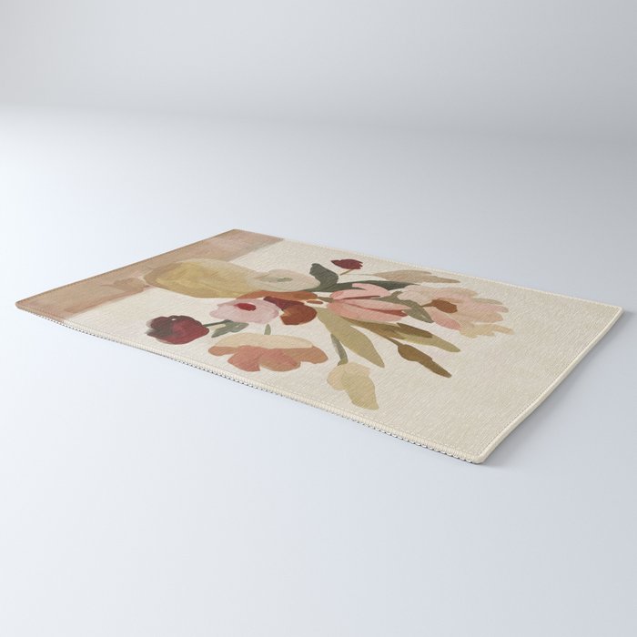 Soft Floral Still Life Rug Gallery Image 3