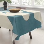 Abstract Modern Flowers 2 Tablecloth Gallery Image 3