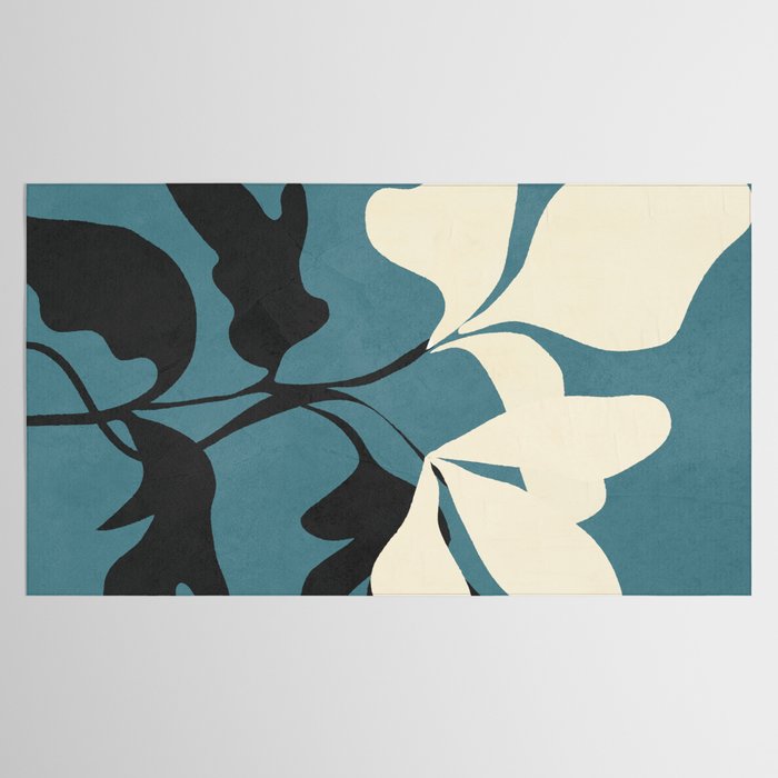 Abstract Modern Flowers 2 Tablecloth Gallery Image 2