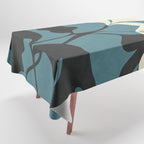 Abstract Modern Flowers 2 Tablecloth Gallery Image 1