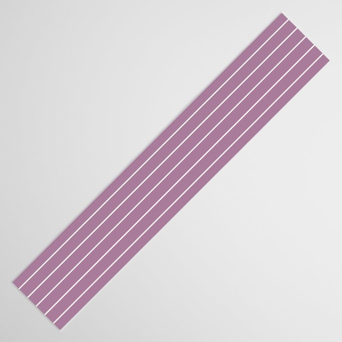 Minimal Arch XXXI Lilac Purple Modern Geometric Lines Table Runner Gallery Image 3
