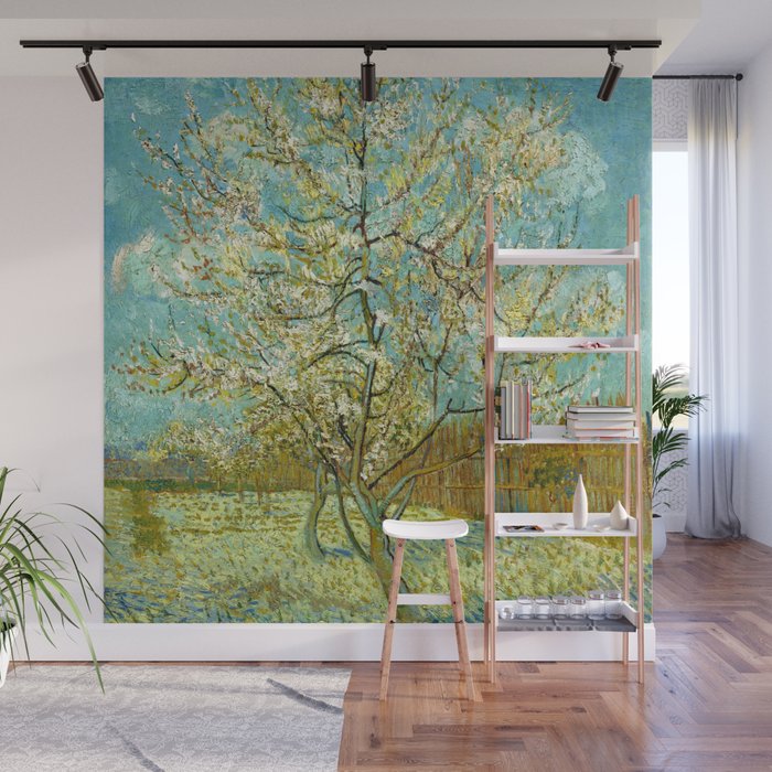 Vincent van Gogh "The pink peach tree" Wall Mural Gallery Image 1