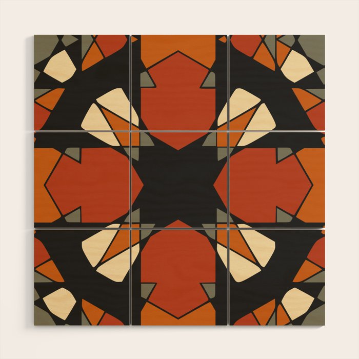 kaleidoscope Wood Wall Art Gallery Image 1