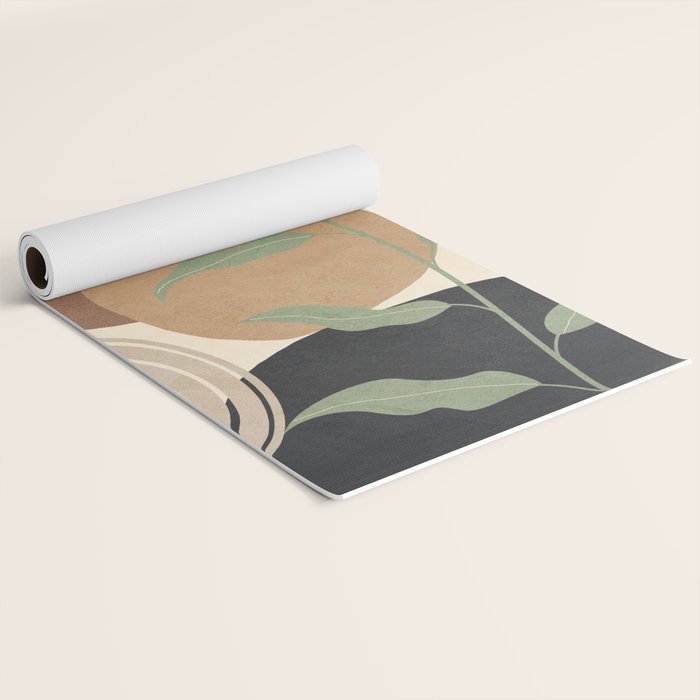 Branches in an abstract setting 02 Yoga Mat Gallery Image 2