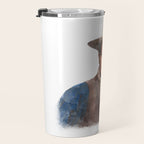 John Wayne - The Duke - Watercolor Travel Mug Gallery Image 3