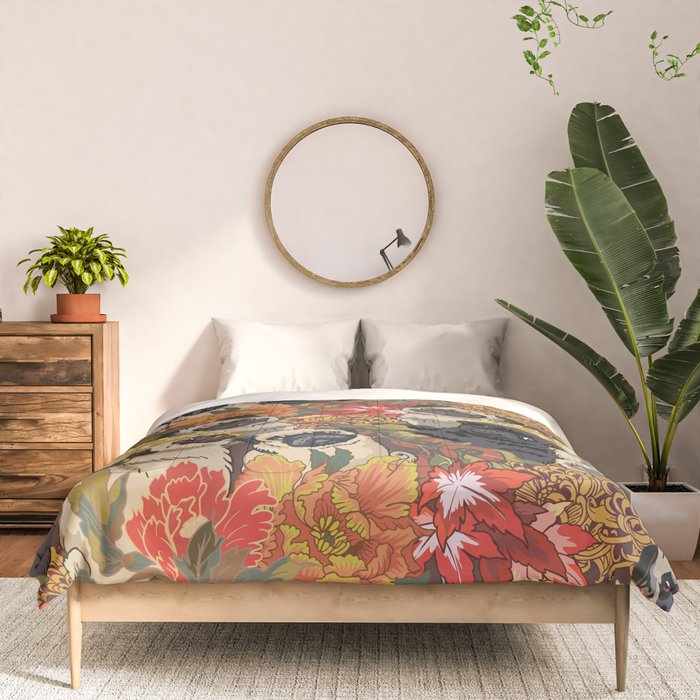 Because Pugs Autumn Comforter Gallery Image 3