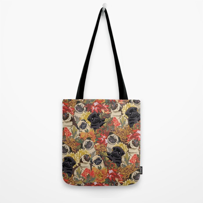 Because Pugs Autumn Tote Bag Gallery Image 2