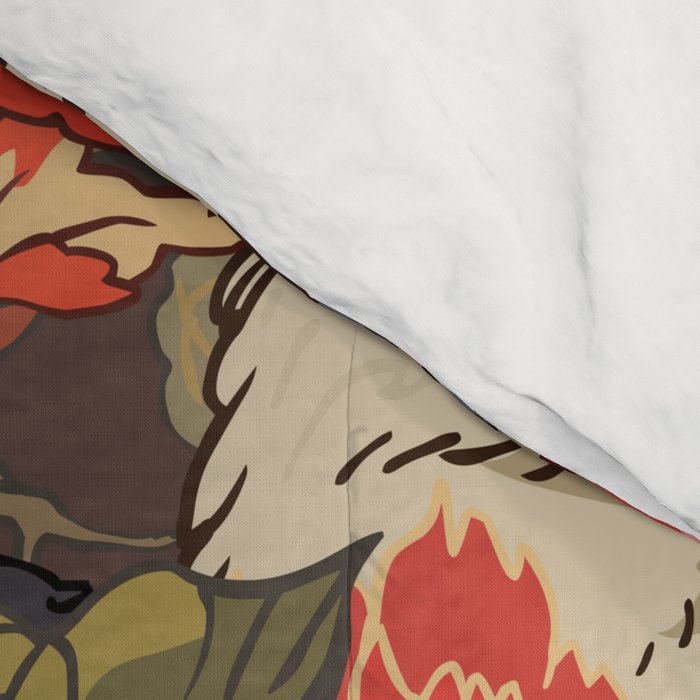 Because Pugs Autumn Comforter Gallery Image 4
