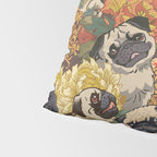 Because Pugs Autumn Pillow Sham Gallery Image 4