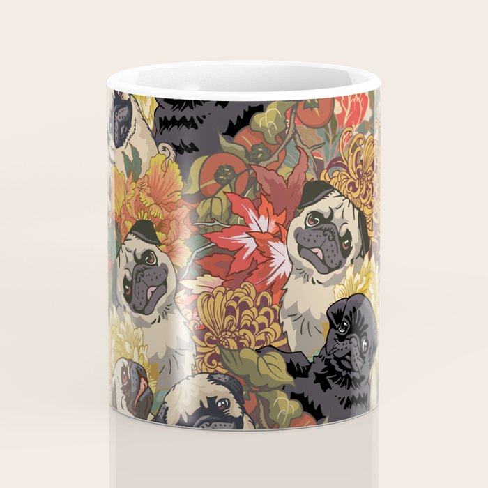 Because Pugs Autumn Coffee Mug Gallery Image 4