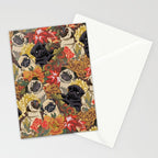 Because Pugs Autumn Stationery Card Gallery Image 2