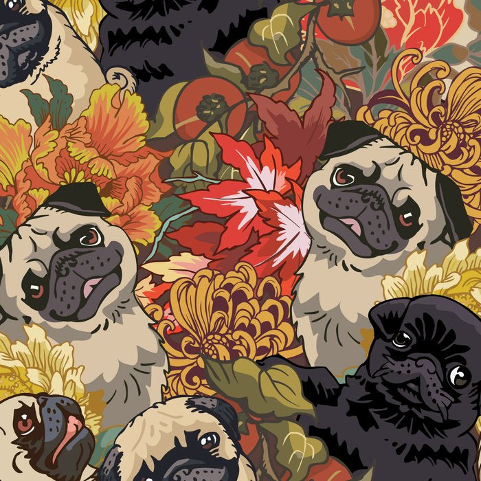 Because Pugs Autumn Coffee Mug Gallery Image 2