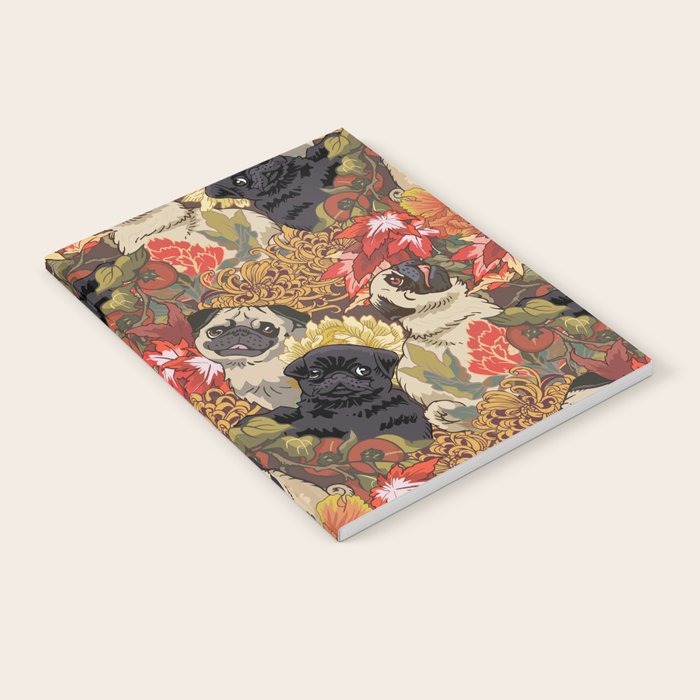 Because Pugs Autumn Notebook Gallery Image 2