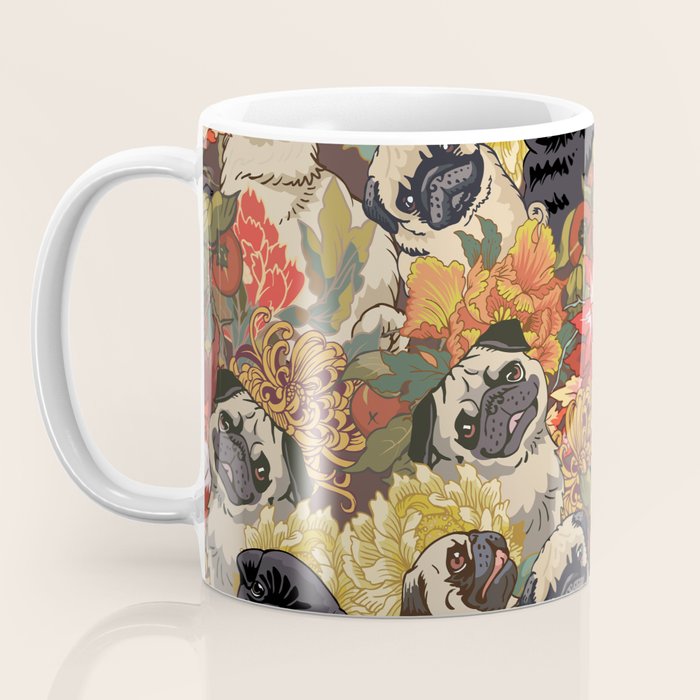 Because Pugs Autumn Coffee Mug Gallery Image 3