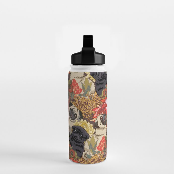 Because Pugs Autumn Water Bottle Gallery Image 2