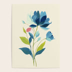 Azure Bloom Poster Gallery Image 4