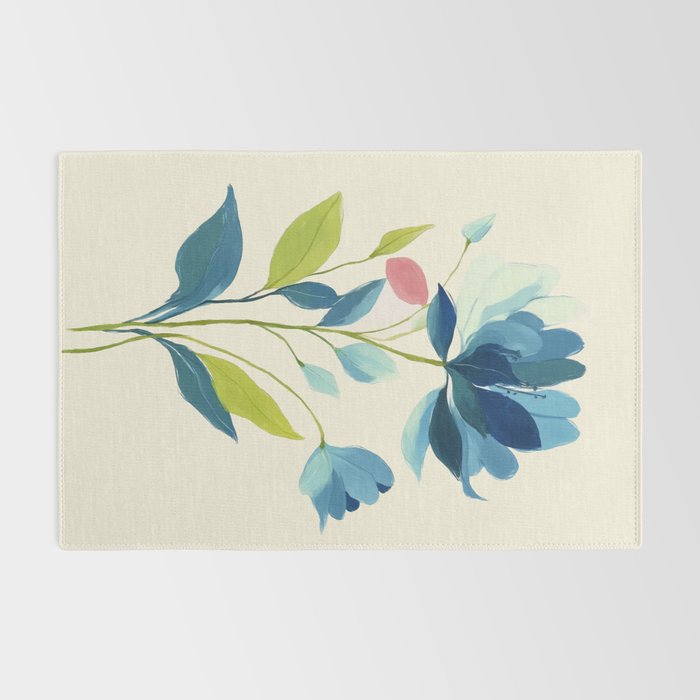 Azure Bloom Rug Gallery Image 2