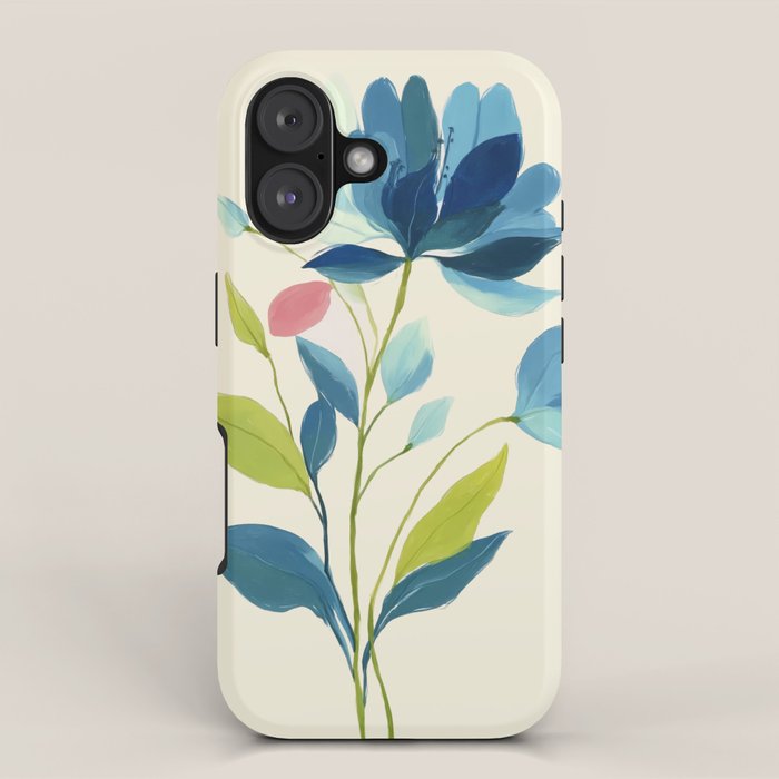 Azure Bloom iPhone Case Gallery Image 1