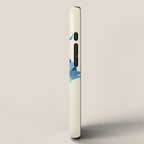 Azure Bloom iPhone Case Gallery Image 2