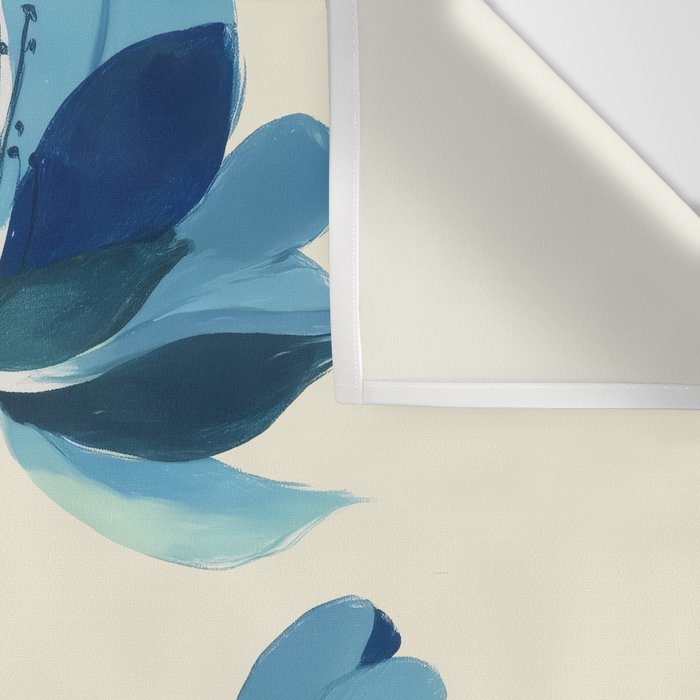 Azure Bloom Wall Tapestry Gallery Image 3