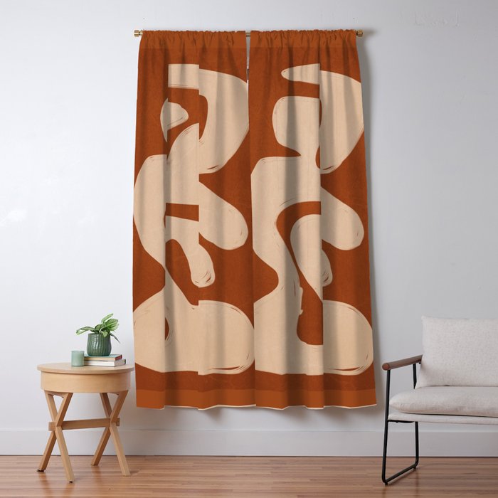 Modern Abstract Art 75 Window Curtain Gallery Image 5