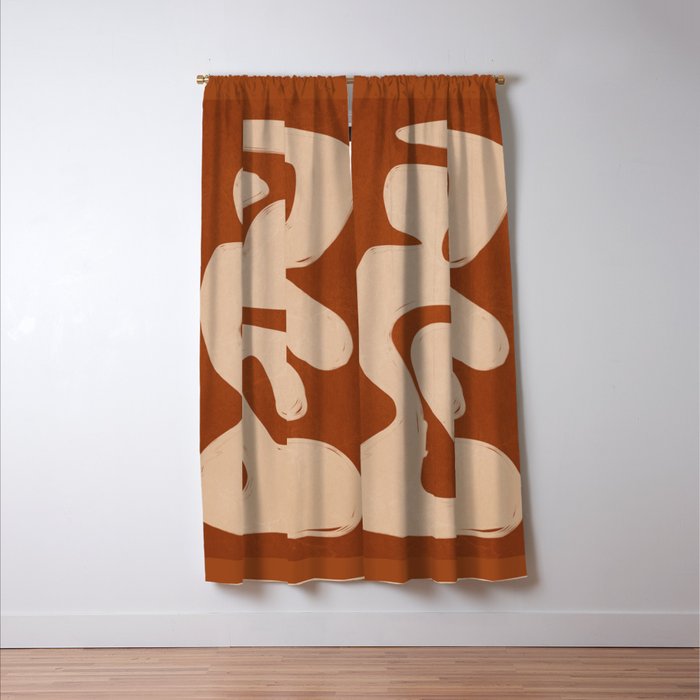 Modern Abstract Art 75 Window Curtain Gallery Image 3