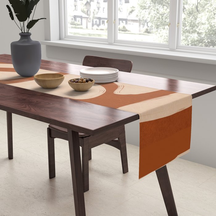 Modern Abstract Art 75 Table Runner Gallery Image 2
