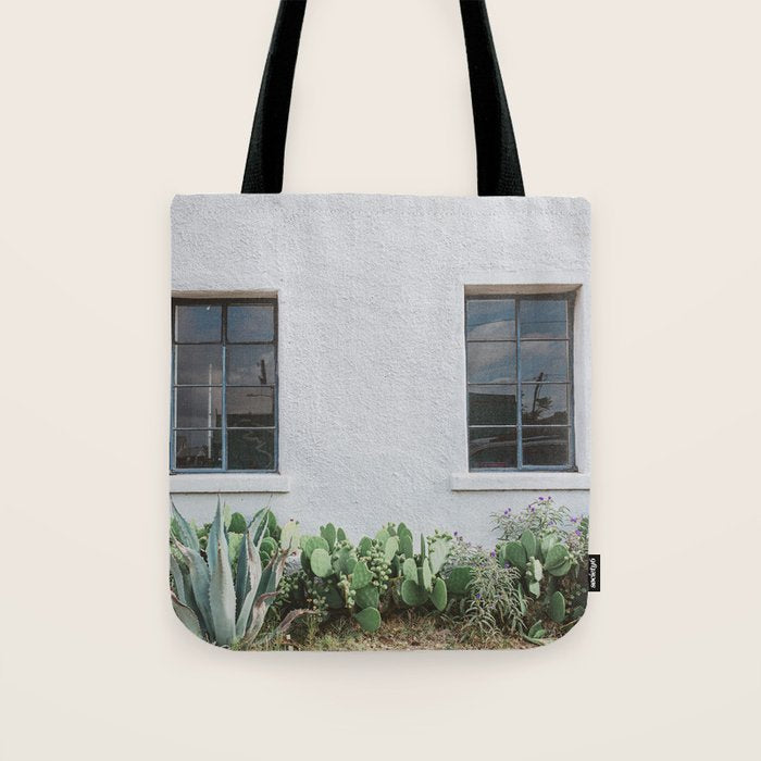 Marfa Minimalism II Marfa Texas Photography Tote Bag Gallery Image 1
