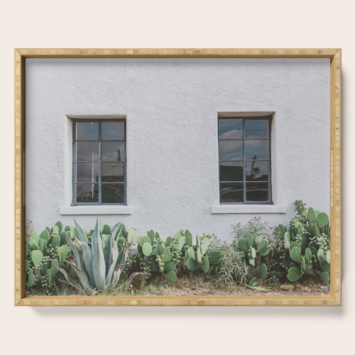 Marfa Minimalism II Marfa Texas Photography Serving Tray Gallery Image 1