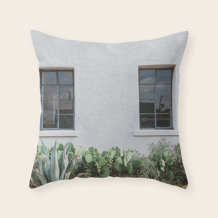 Marfa Minimalism II Marfa Texas Photography Throw Pillow Gallery Image 6