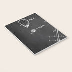 Golf Club chalkboard patent Notebook Gallery Image 3