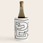 Abstract line art Wine Chiller Gallery Image 1