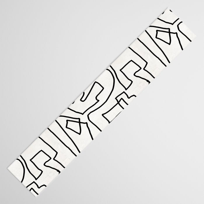 Abstract line art Table Runner Gallery Image 3