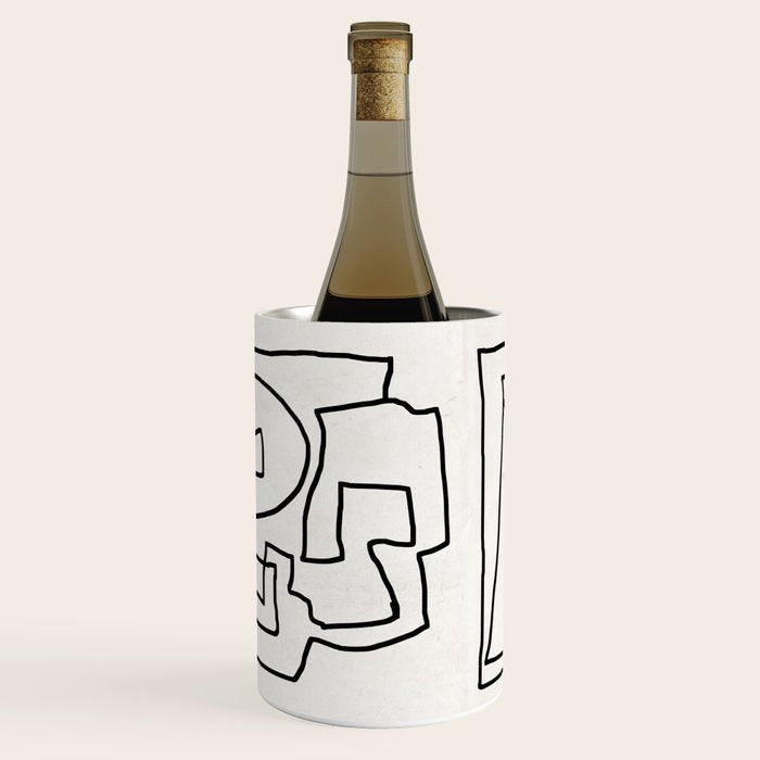 Abstract line art Wine Chiller Gallery Image 3