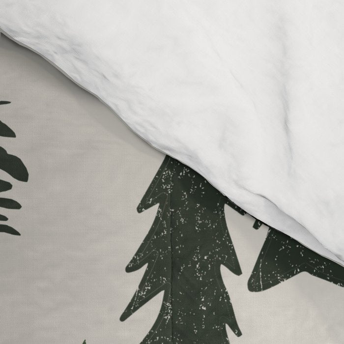 Camping woodland forest nature moose bear pattern nursery gifts Comforter Gallery Image 4