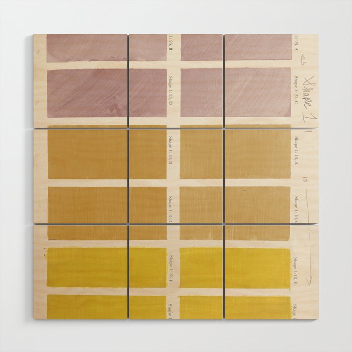 Color Study No. 1 Wood Wall Art Gallery Image 1
