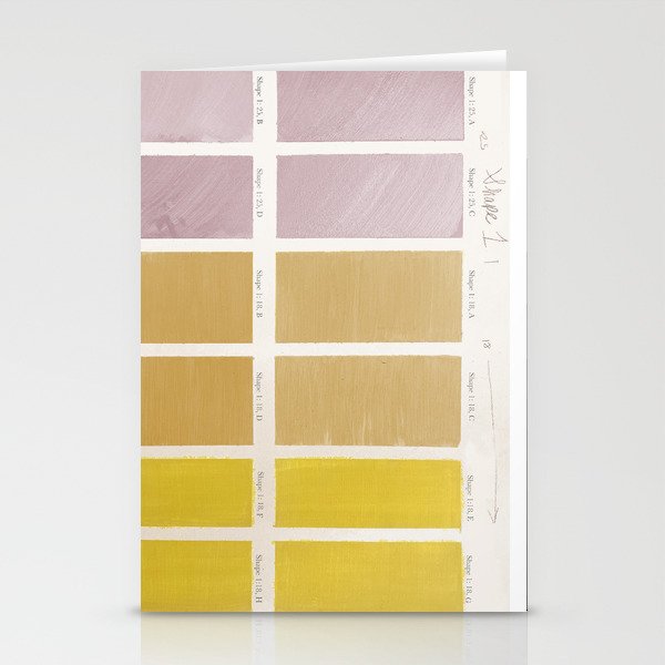 Color Study No. 1 Stationery Card Gallery Image 1