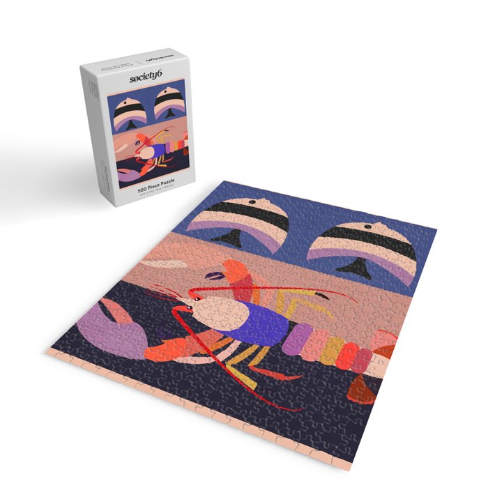 Abstract Marine Life 2 Jigsaw Puzzle Gallery Image 2