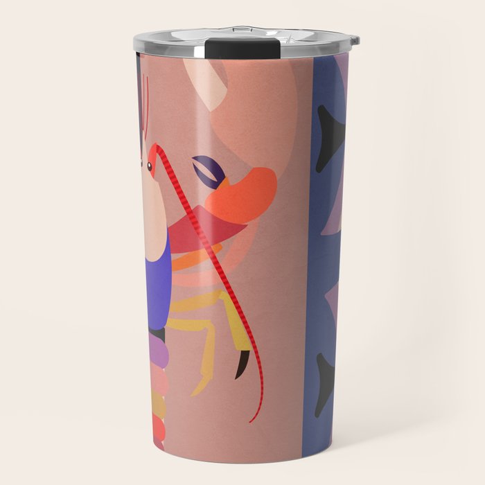 Abstract Marine Life 2 Travel Mug Gallery Image 1