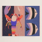 Abstract Marine Life 2 Jigsaw Puzzle Gallery Image 1