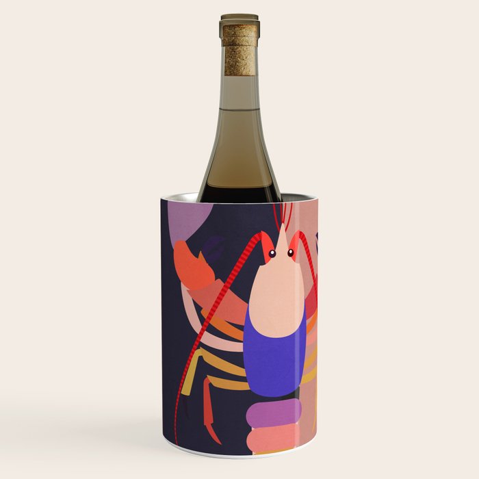 Abstract Marine Life 2 Wine Chiller Gallery Image 2