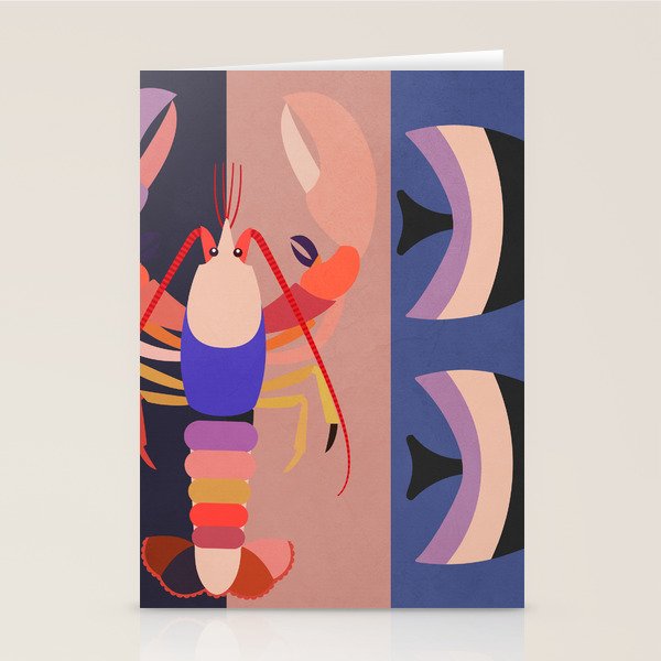 Abstract Marine Life 2 Stationery Card Gallery Image 2