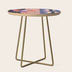 Abstract Marine Life 2 Side Table Gallery Image 1