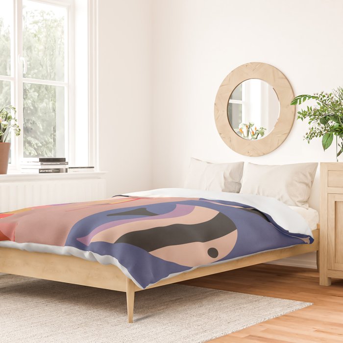 Abstract Marine Life 2 Duvet Cover Gallery Image 2