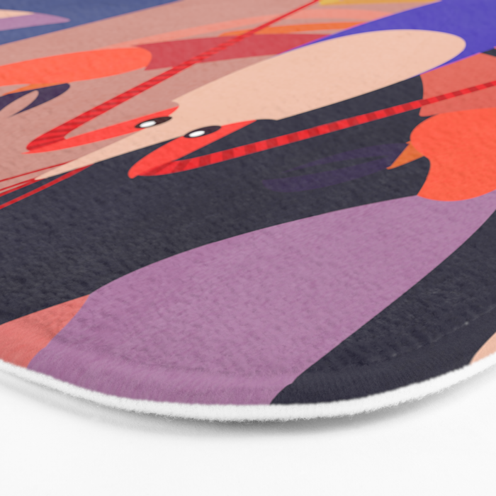 Abstract Marine Life 2 Bath Mat Gallery Image 3