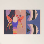 Abstract Marine Life 2 Welcome Mat Gallery Image 1