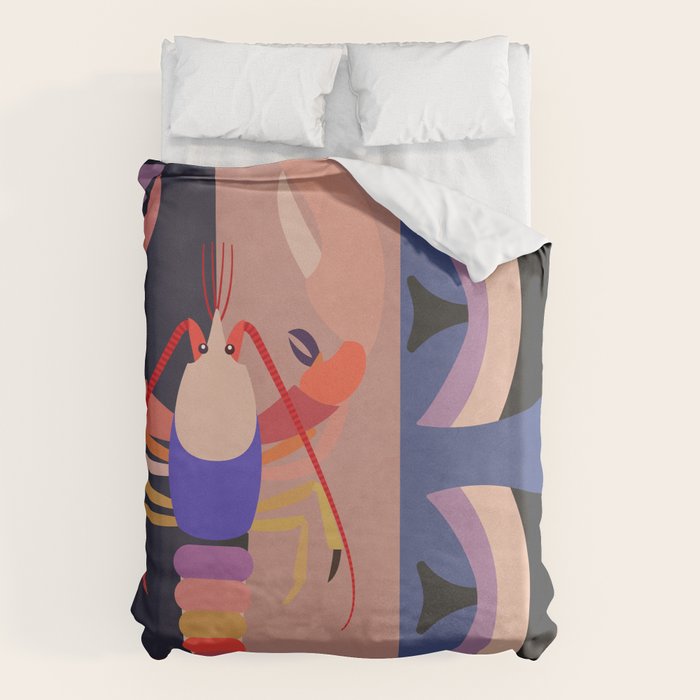 Abstract Marine Life 2 Duvet Cover Gallery Image 6
