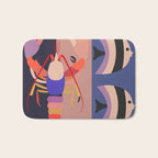 Abstract Marine Life 2 Bath Mat Gallery Image 1